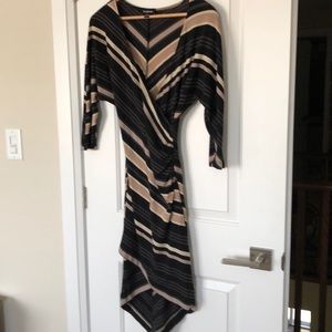 Bebe Wrap knit sexy dress